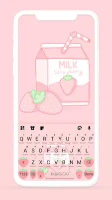 Pink Strawberry Theme android App screenshot 4